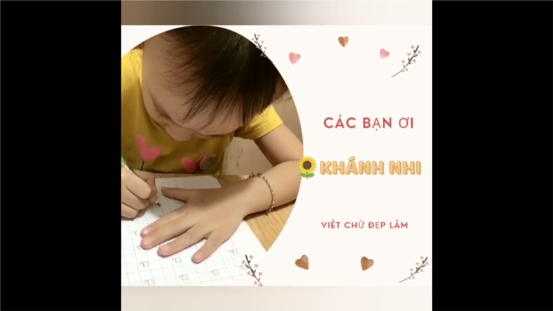 🌷Các bạn ơi! Hãy cùng các bé lớp MGL- A2 học và tập viết chữ cai A-Ă-Â nhé😍🌺